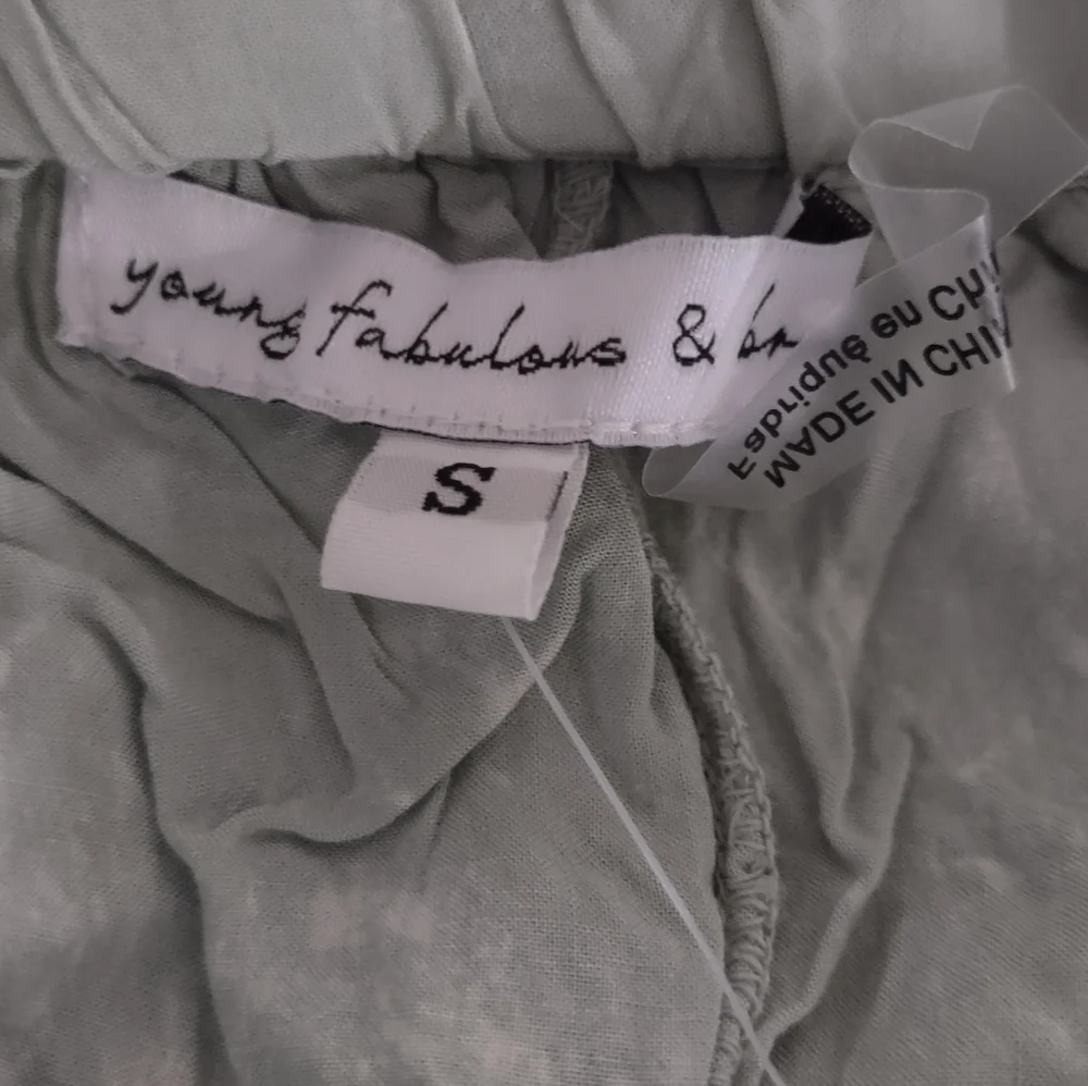 Young Fabulous & Broke Mint Eyelet Wide Leg Pants - Picture 9 of 12